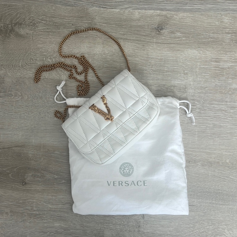 Versace mini cross over bag dust bag only